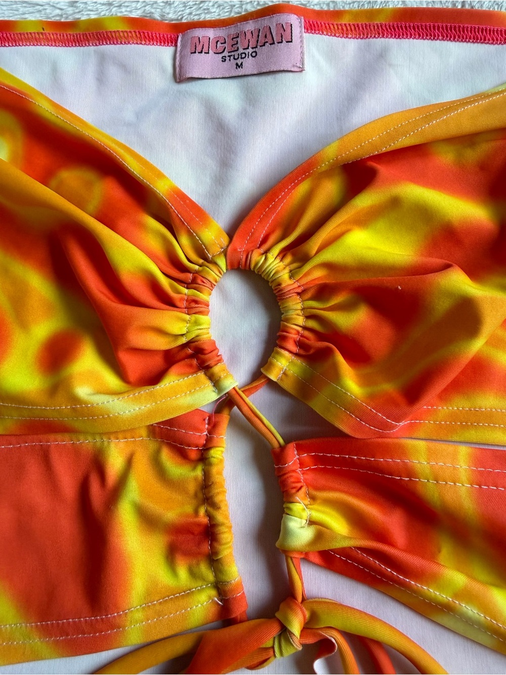 🧡💛Mcewan Orange Swirl Rave Set💛🧡 - Picture 5 of 8